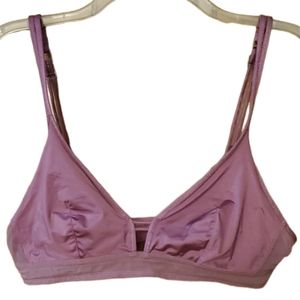 True & Co Purple Mesh Bralette Size Large‎